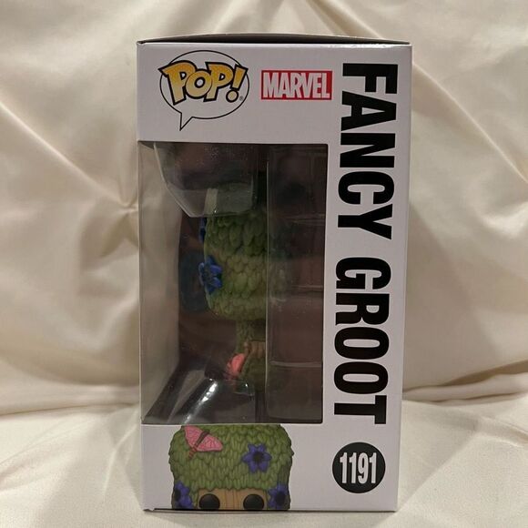 Disney Marvel Funko Pop! Fancy Groot Flowers #1191 I am Groot Bobble-Head NIB - Picture 5 of 6